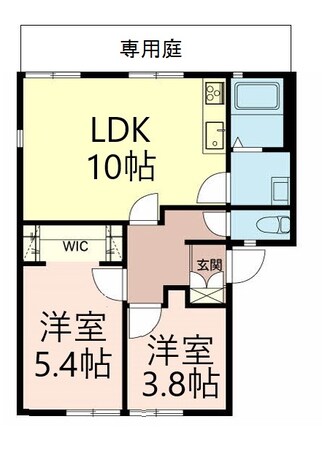 ディアスかもとの物件間取画像